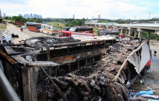 当地时间12月17日，菲律宾马利仅那市(Marikina)BFCT交通...